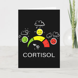 Tarjeta Niveles bajos de cortisol v meme Niveles bajos de