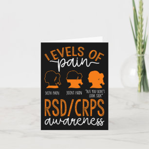 Tarjeta Niveles De Dolor Guerrero Rsd Crps Conciencia