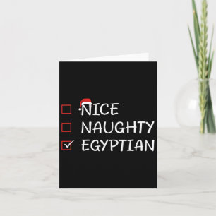 Tarjeta Niza Herencia Egipcia Navidades Egipto