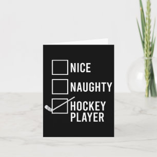Tarjeta Niza Navidades de hockey patines