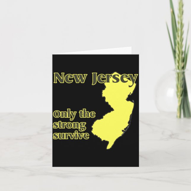 Tarjeta Nj Only The Strong Survive _1  (Anverso)
