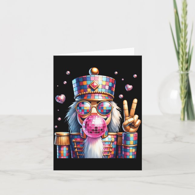 Tarjeta Nk Disco Nutcracker Bubblegum Christmas For Men Wo (Anverso)