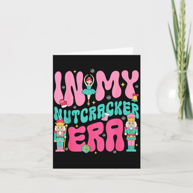 Tarjeta Nk Nutcracker Squad In My Nutcracker Era Christmas (Anverso)