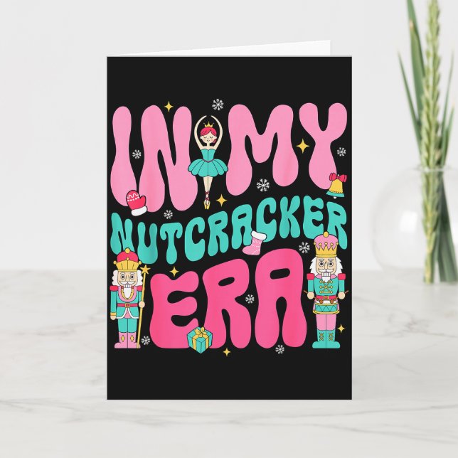 Tarjeta Nk Nutcracker Squad In My Nutcracker Era Christmas (Anverso)