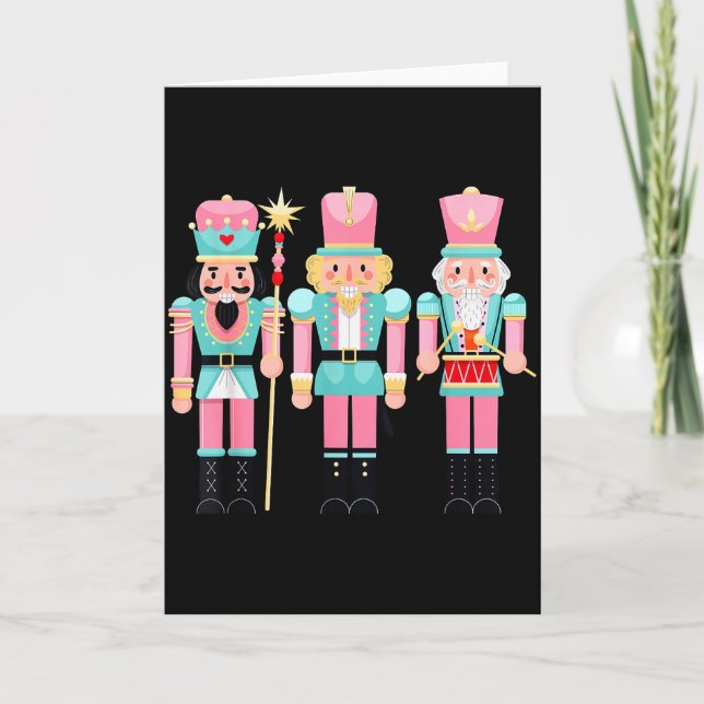 Tarjeta Nk Nutcracker Squad Xmas Nk Christmas Pajamas Wome (Anverso)