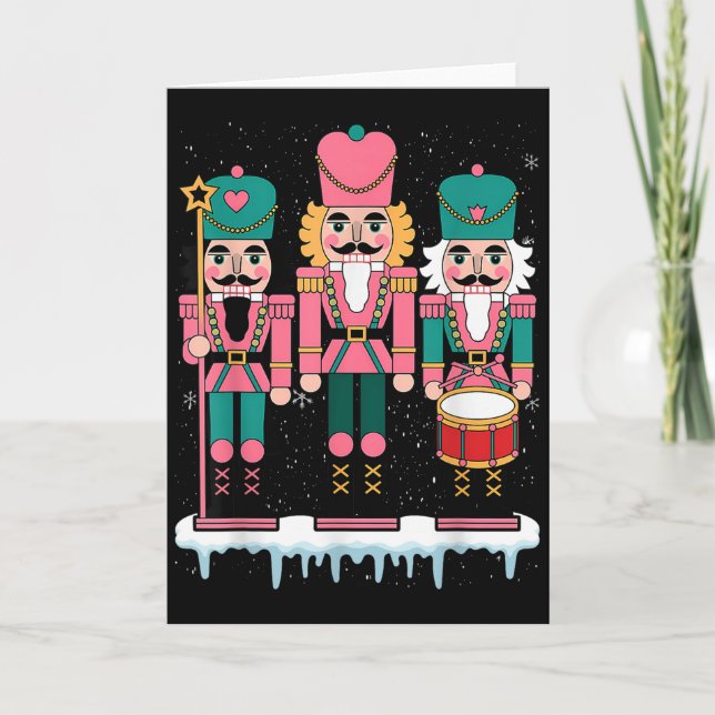 Tarjeta Nk Nutcracker Squad Xmas Nk Christmas Pajamas Wome (Anverso)