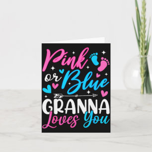 Tarjeta Nk O Azul Gr Te Ama Revelación De Género Bebé