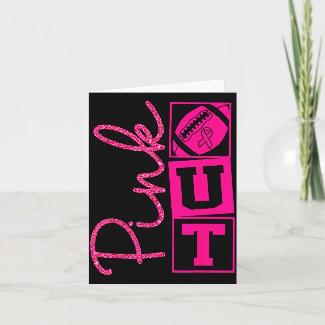 Tarjeta Nk Out Breast Cancer Awareness Football Srts Men C (Anverso)