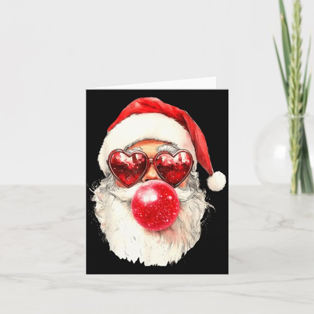 Tarjeta Nk Santa Christmas Bubble Gum Nk Sungles  (Anverso)