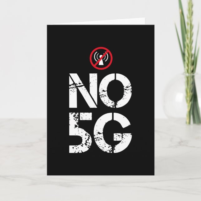 Tarjeta No 5G - Regalo Anti Radiación 5G (Anverso)