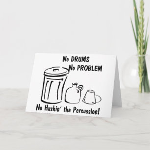 Tarjeta No a Hushin la Percusión