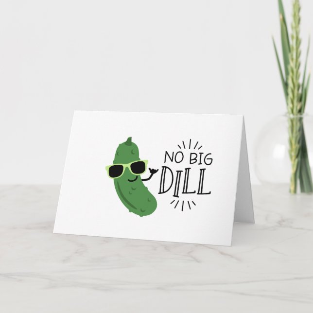 Tarjeta No Big Dill (Anverso)