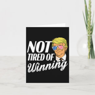 Tarjeta No Cansado De Ganar Trump Ganó 2024