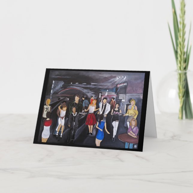 Tarjeta No Control Painting by Alfred Fox (Anverso)