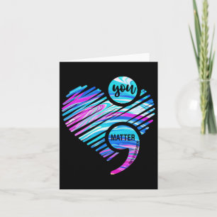 Tarjeta No dejas que tu historia termine con la prevención