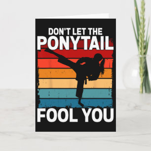 Tarjeta No Dejes Que La Cola De Caballo Te Engañe Chica Mu