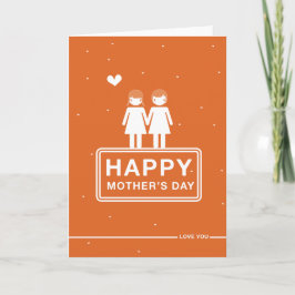 Tarjeta No derecho del "tarjeta día de madre" del diseño