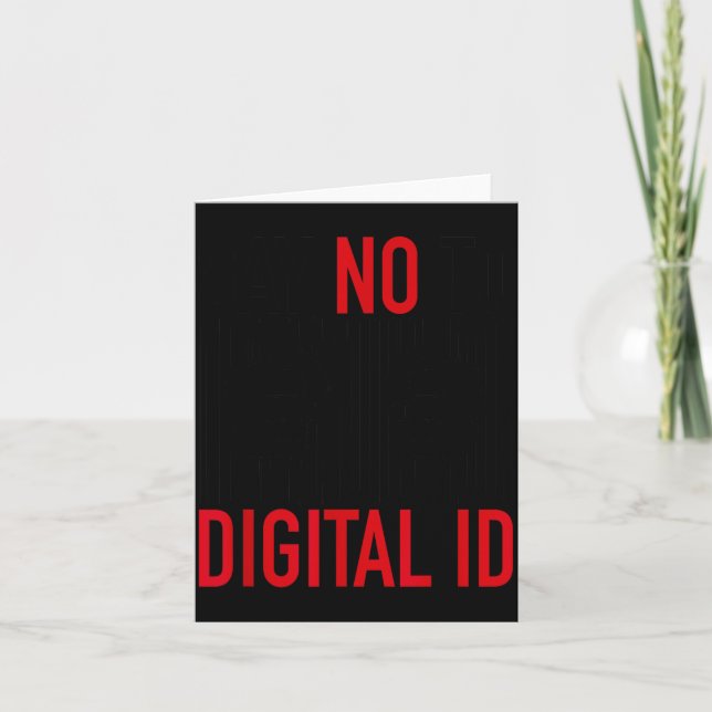 Tarjeta No Digital Id  (Anverso)