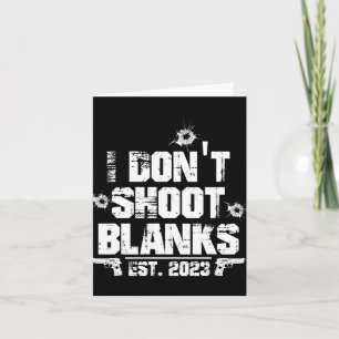 Tarjeta No Disparo Blanks Est 2023, Ascendido a Papá, 