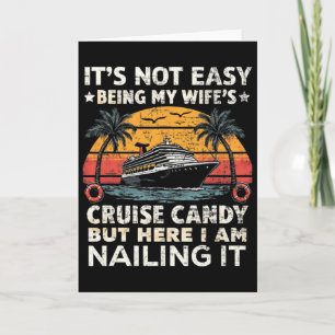 Tarjeta No es fácil ser el caramelo de crucero retro de mi