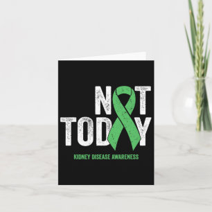 Tarjeta No es la enfermedad renal actual - Cinta de Sensib