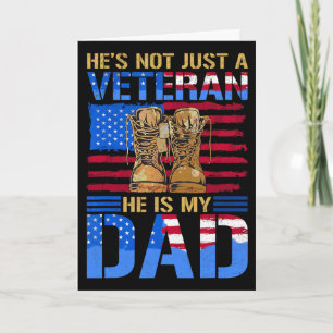 Tarjeta No Es Solo Un Veterano Es Mi Papá Día Del Padre