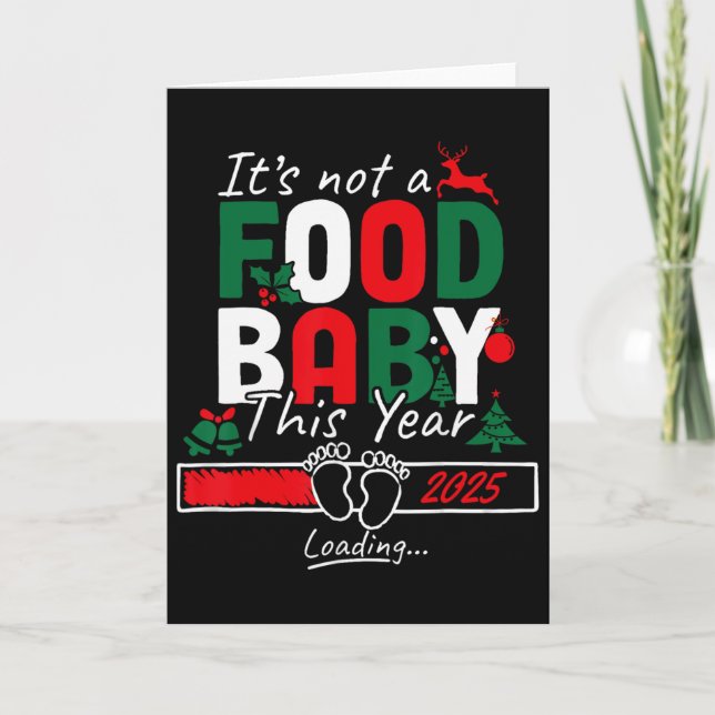 Tarjeta No es un alimento cargando Byby 2025  (Anverso)