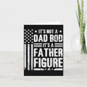 Tarjeta No es un cuerpo de papá, es una figura paterna Día