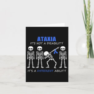 Tarjeta No Es Un Esqueleto De Dabbing Discapacitado 