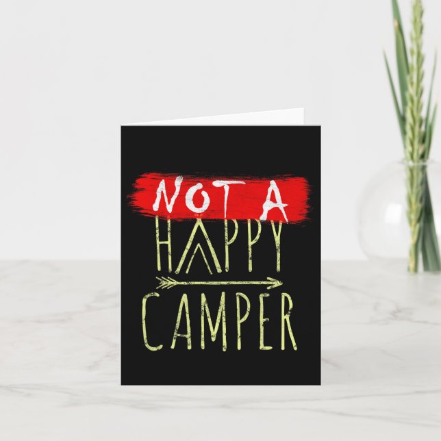 Tarjeta No es una parodia divertida de Camper Camping (Anverso)