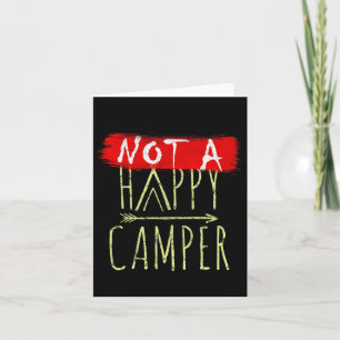 Tarjeta No es una parodia divertida de Camper Camping