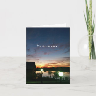 Tarjeta No estás solo