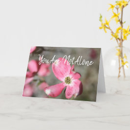 Tarjeta No estás solo - Estamos aquí para ayudar