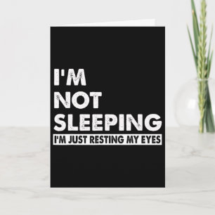Tarjeta No Estoy Durmiendo Estoy Descansando Mis Ojos Fu
