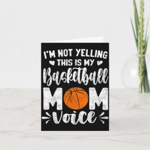 Tarjeta No estoy gritando este es el voz de madre de balon