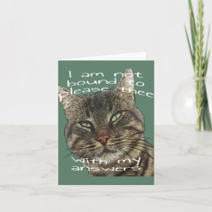 Tarjeta No Estoy Obligado A Atender Con Mis Respuestas