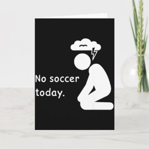 Tarjeta No Fútbol Hoy Jugador de Fútbol Jugadores Entrenad