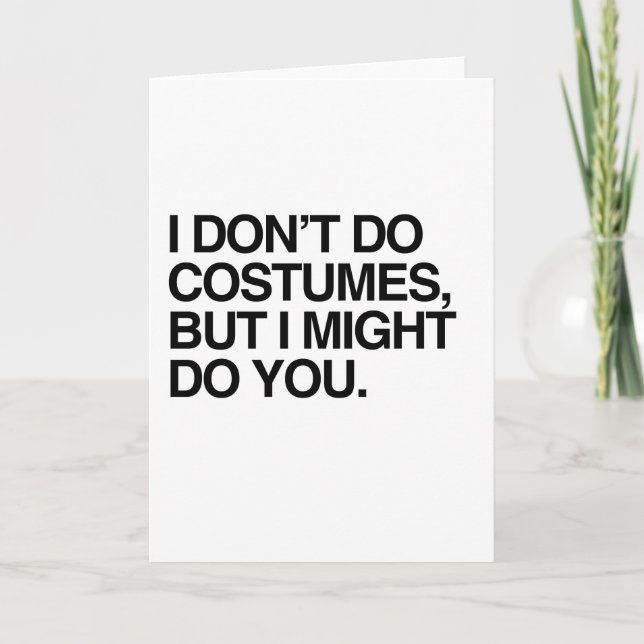 TARJETA NO HAGO LOS TRAJES, SINO QUE PUEDE SER QUE LE HAGA (Anverso)