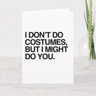 TARJETA NO HAGO LOS TRAJES, SINO QUE PUEDE SER QUE LE HAGA