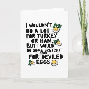 Tarjeta No haría mucho por el pavo o el jamón pero sí 