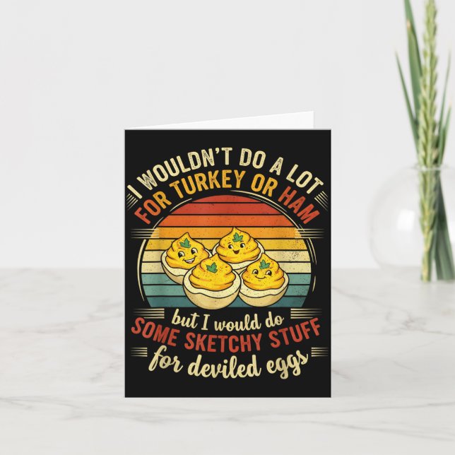 Tarjeta No Haría Mucho Por Pavo O Jamón Pero Haría  (Anverso)