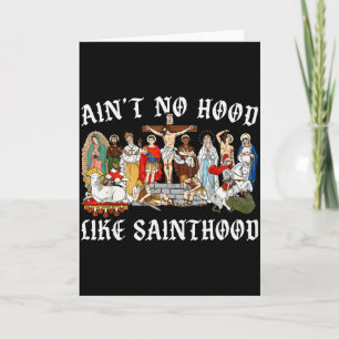 Tarjeta No Hay Barrio Como La Fe Católica De Sainthood Cri