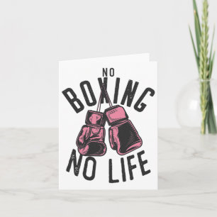 Tarjeta No Hay Boxeo Ni Entrenamiento De Vida O Entrenamie