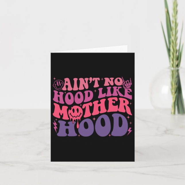 Tarjeta No hay capucha como un Día de la Madre de maternid (Anverso)