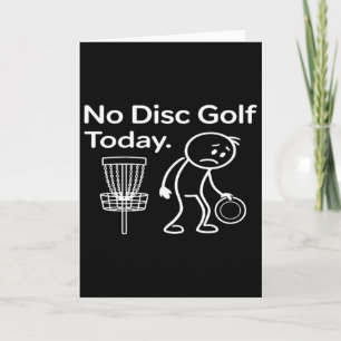 Tarjeta No Hay Disc Golf Hoy, Amante del Discgolf, Papá de