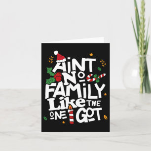 Tarjeta No hay familia como la que tengo, familia coincide