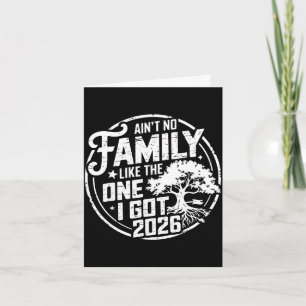 Tarjeta No hay familia como la que tiene reunión 2026 dive
