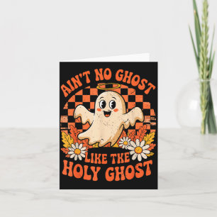 Tarjeta No hay fantasma como el Halloween del Espíritu San