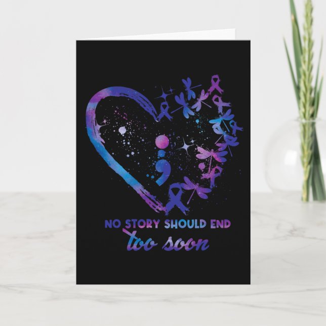 Tarjeta No hay historia que terminar muy pronto en la prev (Anverso)