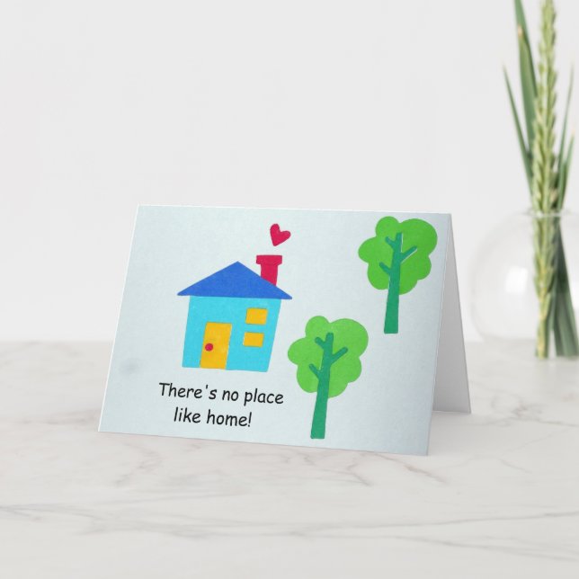 Tarjeta ¡No hay lugar como casa! (Anverso)